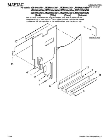 Door and panel parts