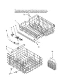 Upper and lower rack parts