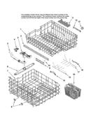 Upper and lower rack parts