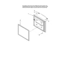 Maytag MFC2061HEW13 freezer door parts diagram