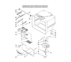Maytag MFC2061KES12 freezer liner parts diagram