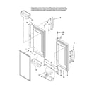 Maytag MFC2061KES12 refrigerator door parts diagram