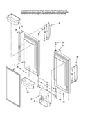 Refrigerator door parts