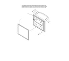 Maytag MFC2061KES12 freezer door parts diagram