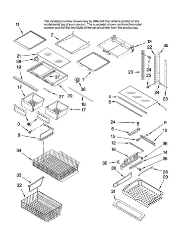 Shelf parts