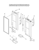 Refrigerator door parts
