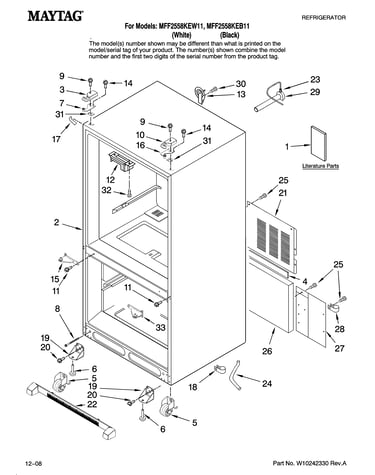 Cabinet parts