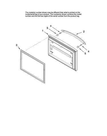 Freezer door parts