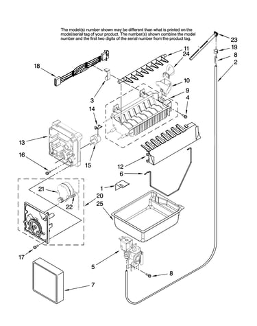 Icemaker parts, optional parts