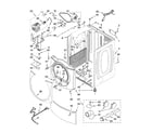 Maytag MGDE900VW0 cabinet parts diagram