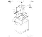 Whirlpool 7MWT97710TQ1 top and cabinet parts diagram
