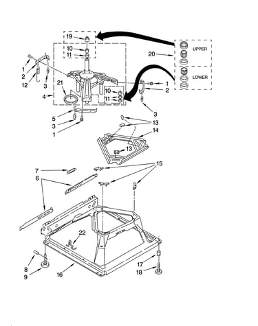 Machine base parts