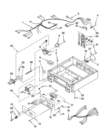 Control panel and separator parts