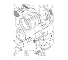 Whirlpool CSP2760TQ0 upper and lower bulkhead parts, optional parts (not in diagram