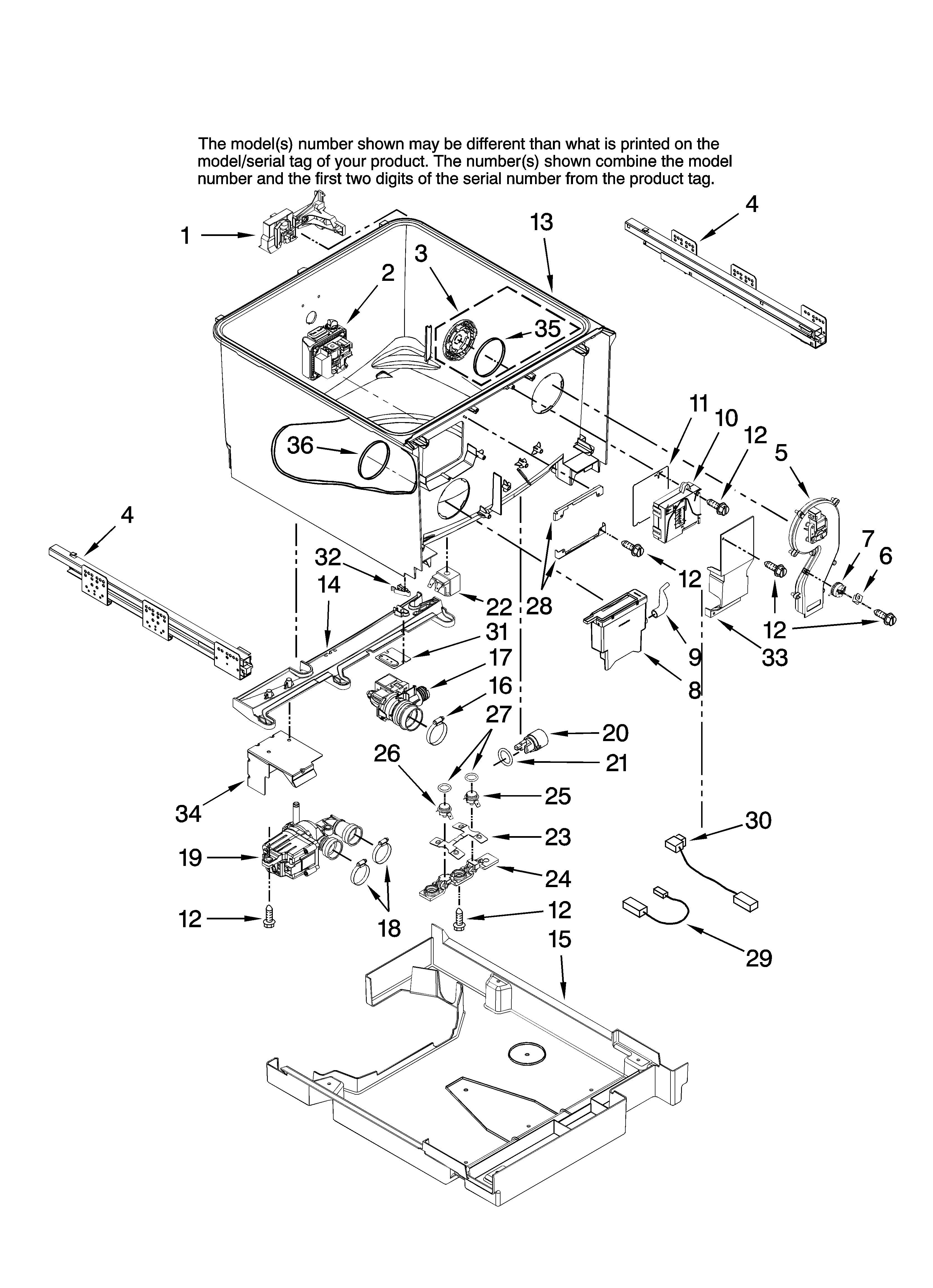 Tub parts