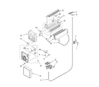 Whirlpool ED5CHQXVT01 icemaker parts, optional parts (not included) diagram