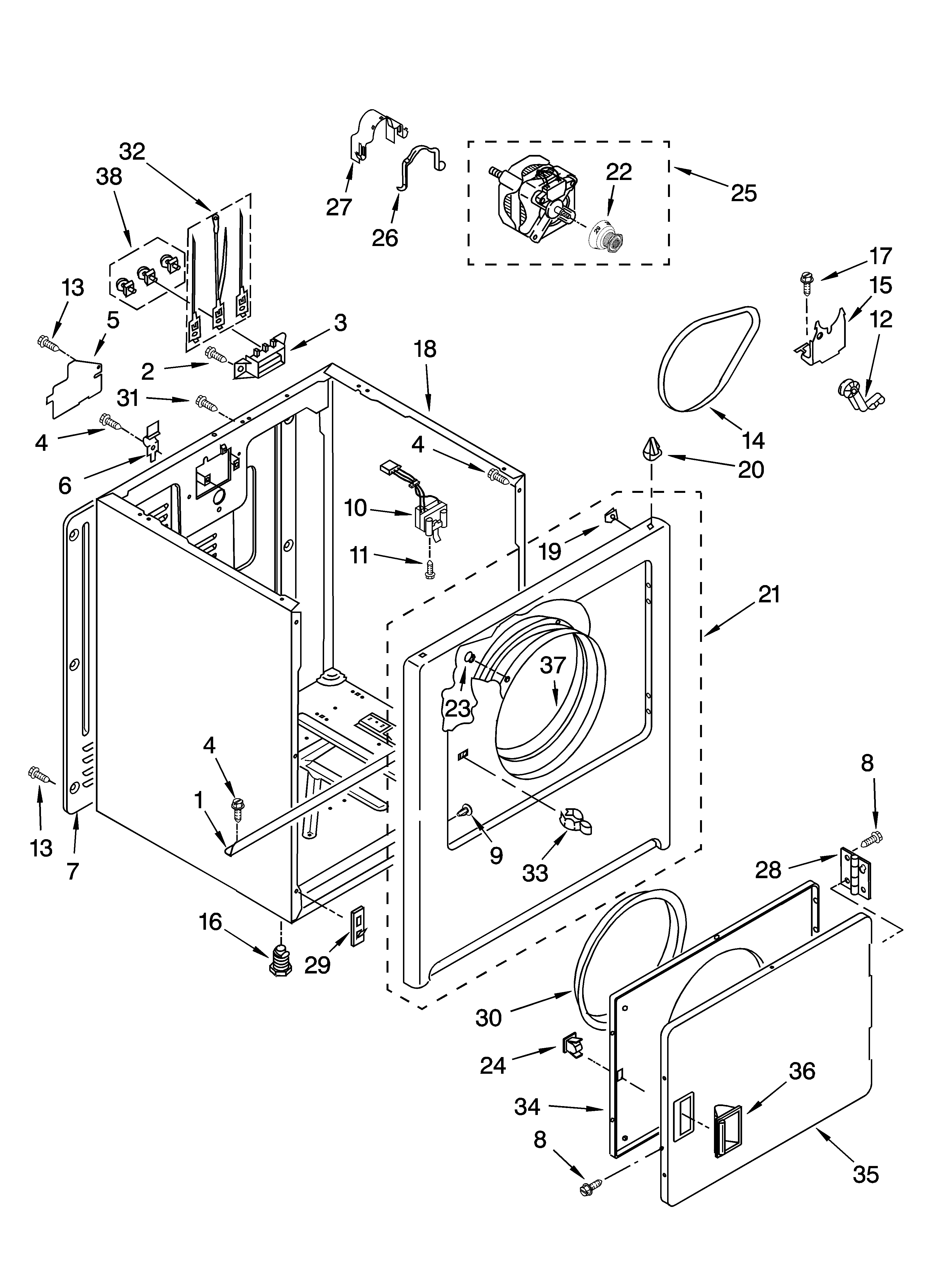 Cabinet parts