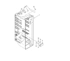 Inglis IVS225301 refrigerator liner parts diagram