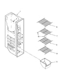 Freezer liner parts