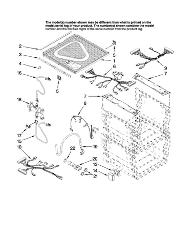 Frame and lid parts