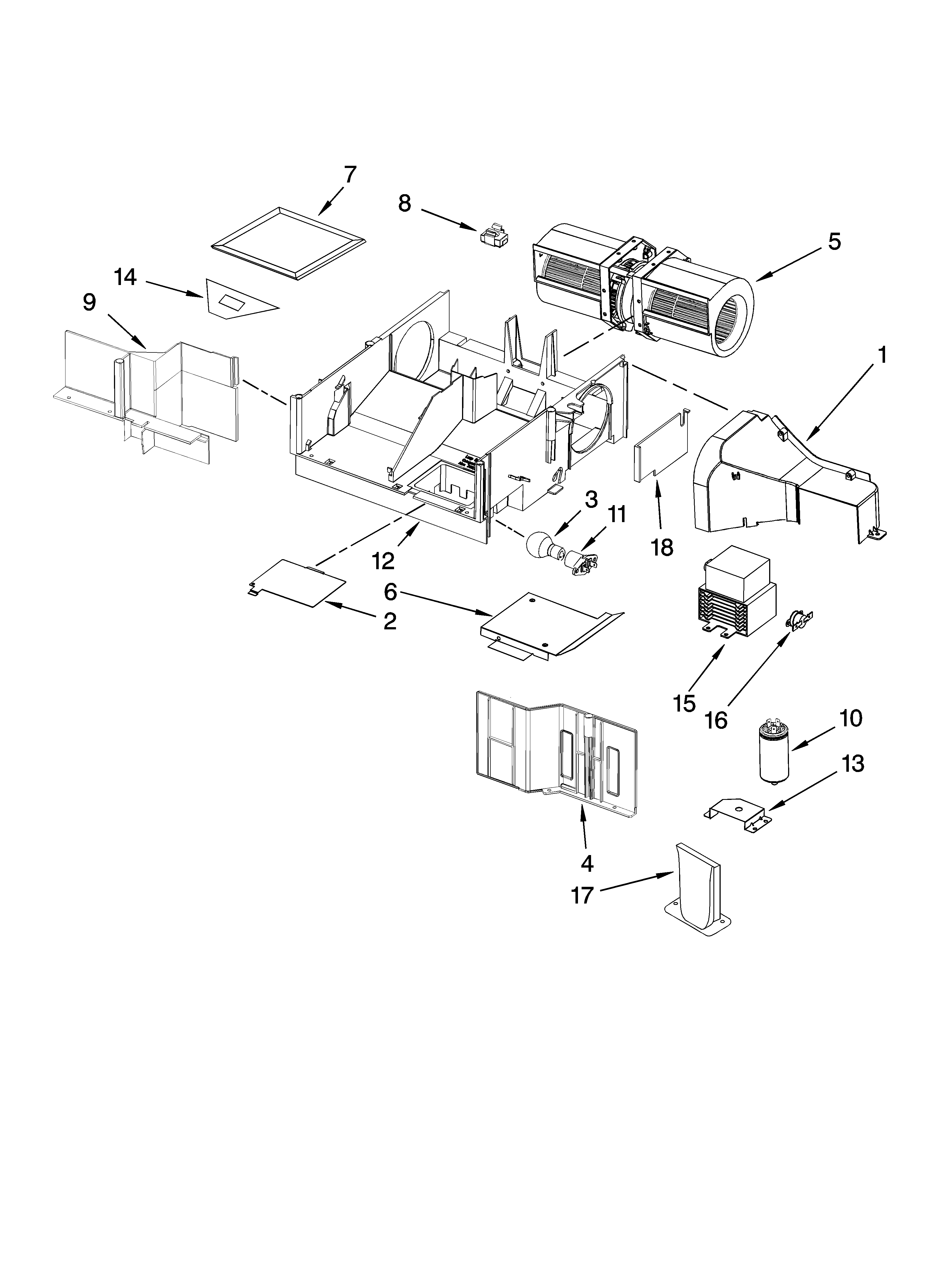 Air flow parts