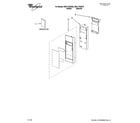 Whirlpool MH1170XSQ5 control panel parts diagram