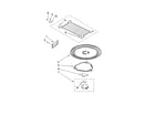 Whirlpool MH1170XSQ5 turntable parts diagram