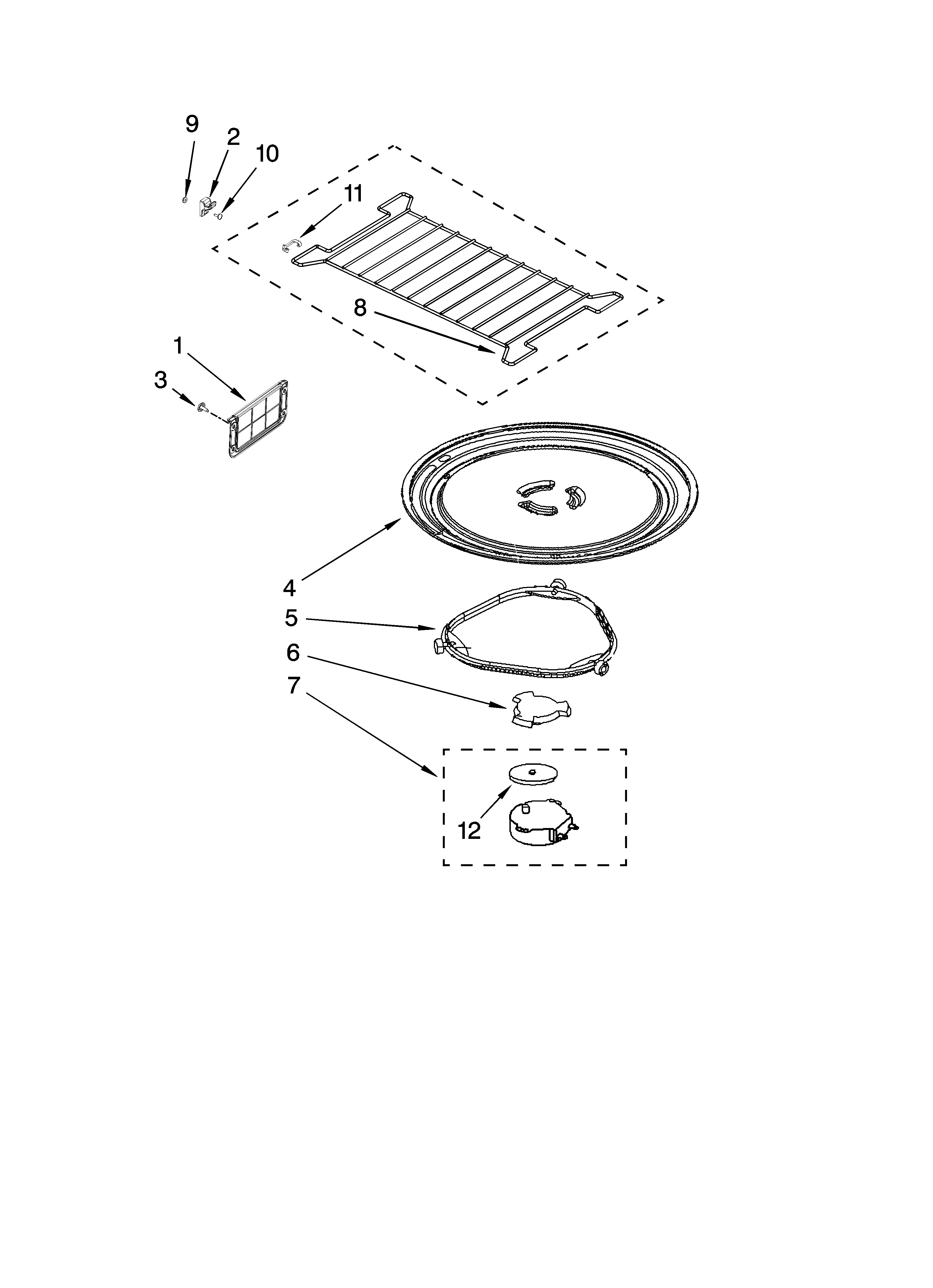 Turntable parts