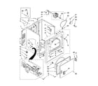 Roper RGD4440VQ0 cabinet parts diagram