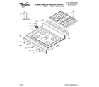 Whirlpool WFG381LVQ0 cooktop parts diagram