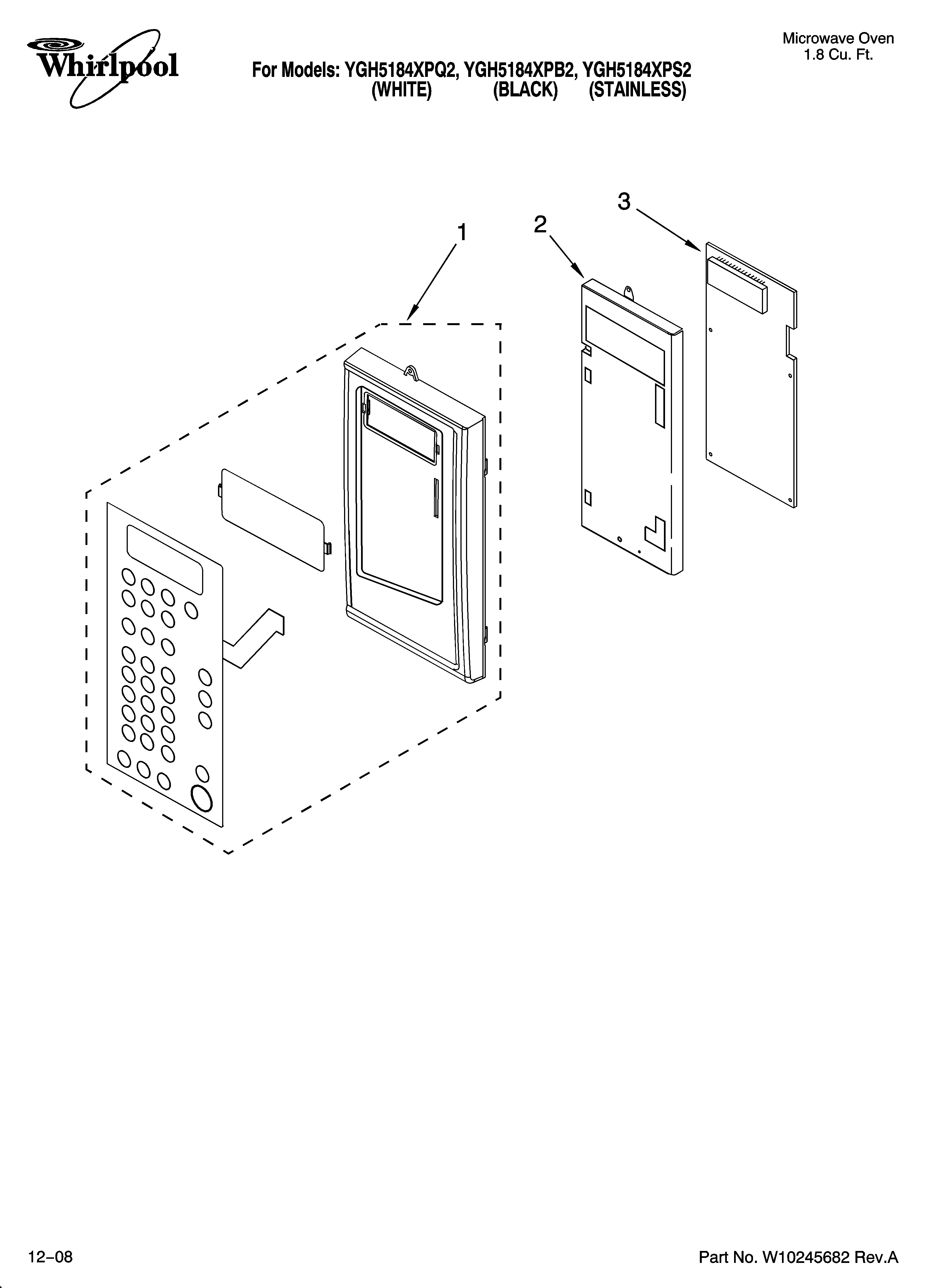 Control panel parts