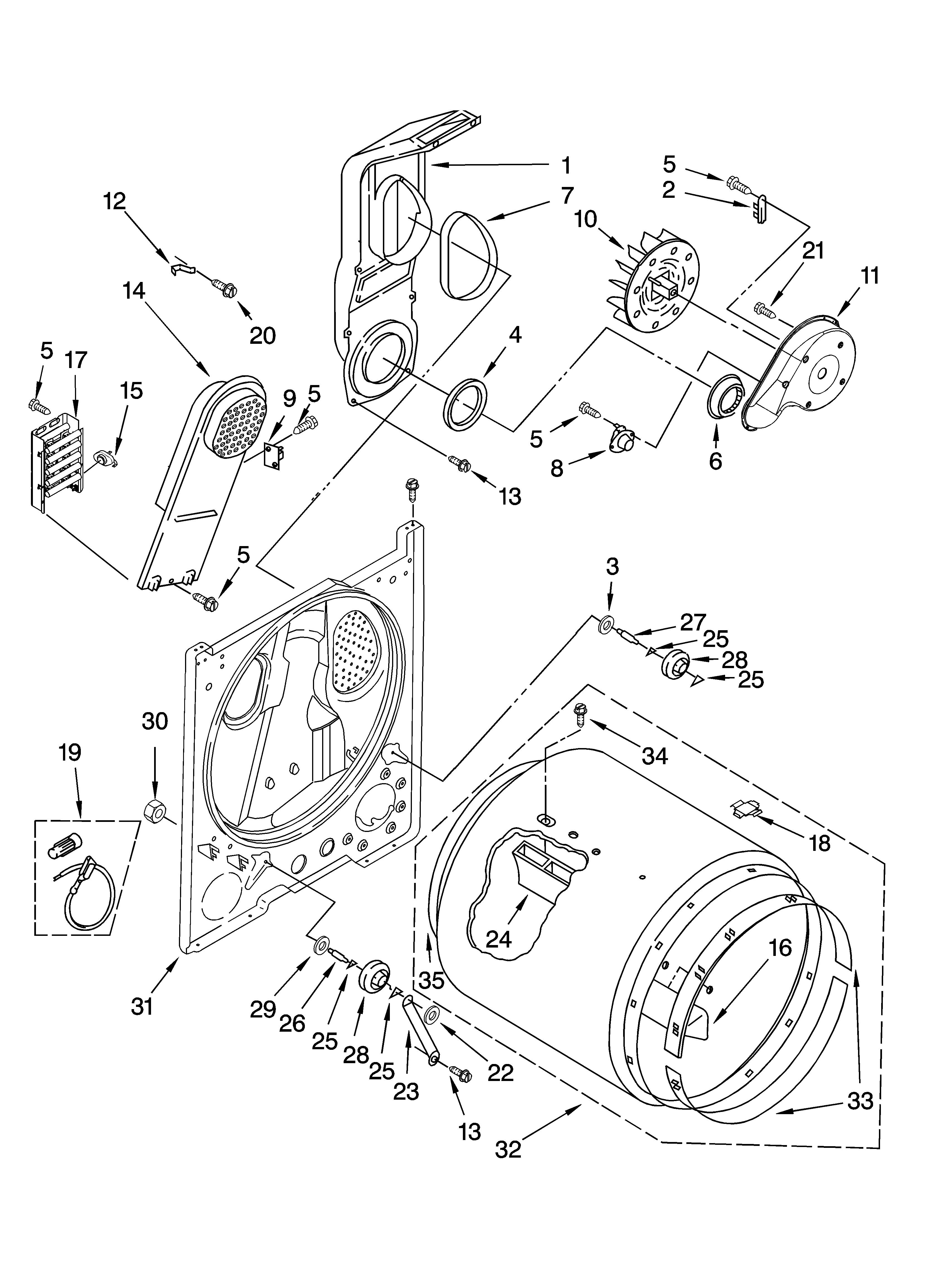 BULKHEAD PARTS, OPTIONAL PARTS (NOT INCLUDED)