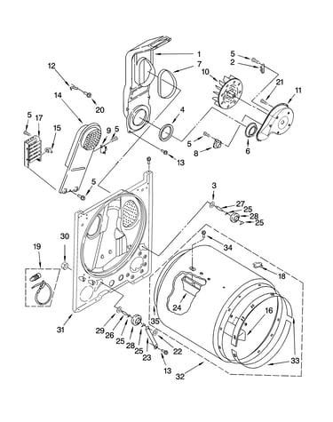 Bulkhead parts, optional parts (not included)