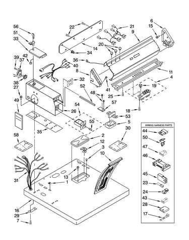 Top and console parts