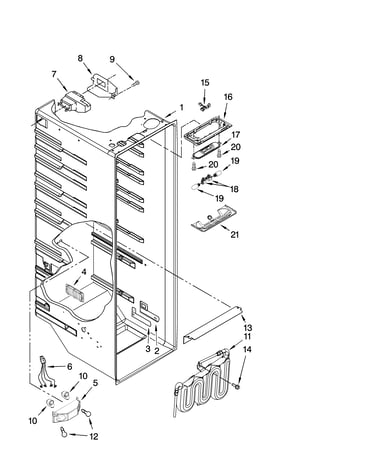 Refrigerator liner parts