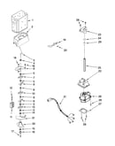 Motor and ice container parts