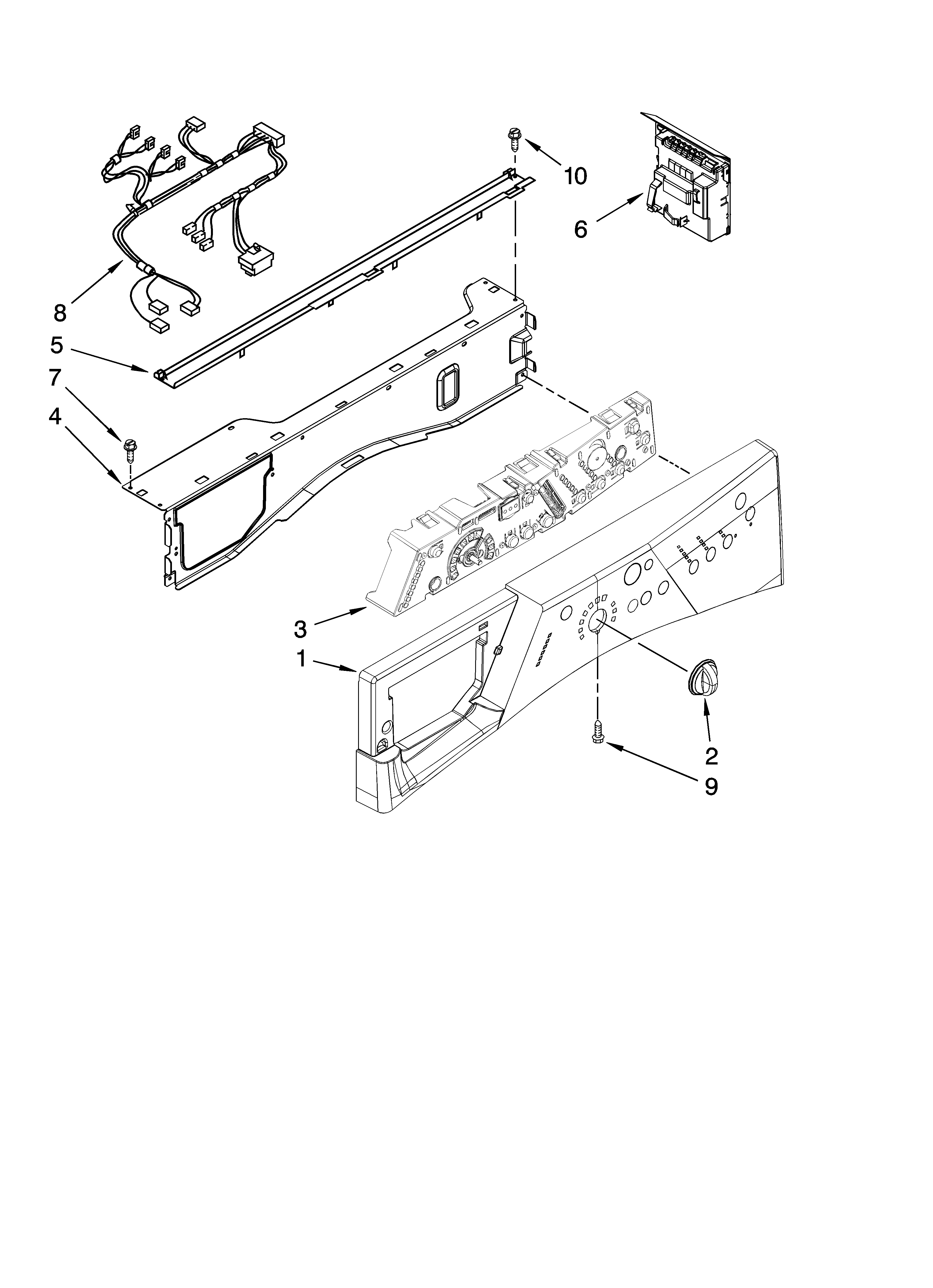 Control panel parts