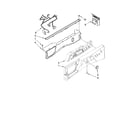 Whirlpool WFW8400TE01 control panel parts diagram