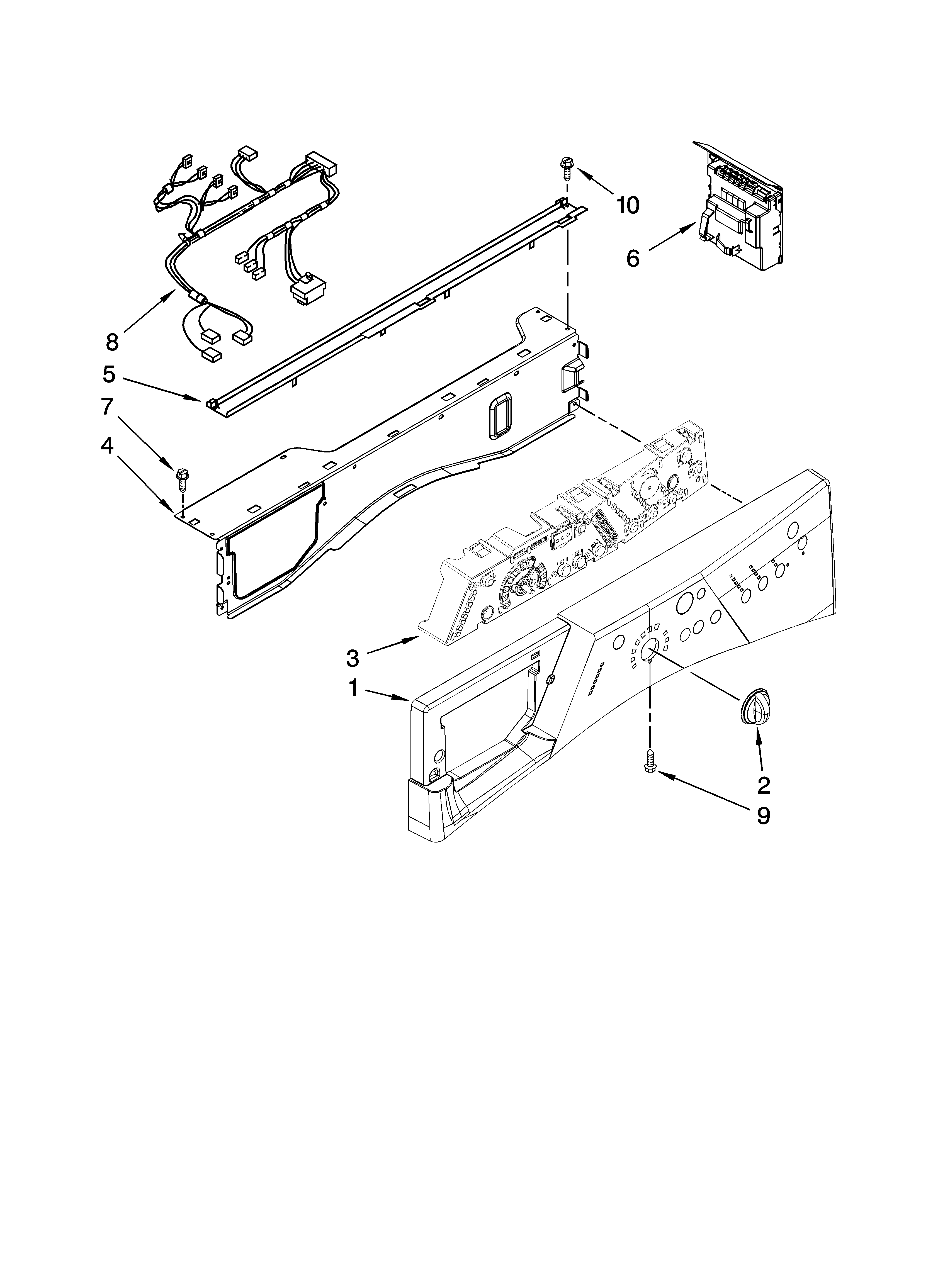 Control panel parts