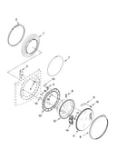Door and latch parts