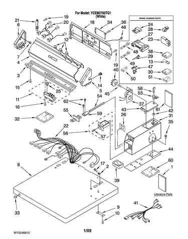 Top and console parts