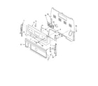 Whirlpool YWFE301LVQ0 control panel parts diagram