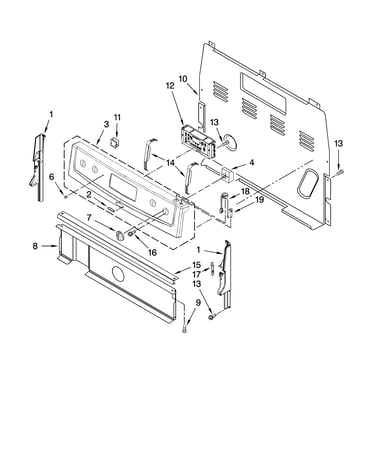 Control panel parts