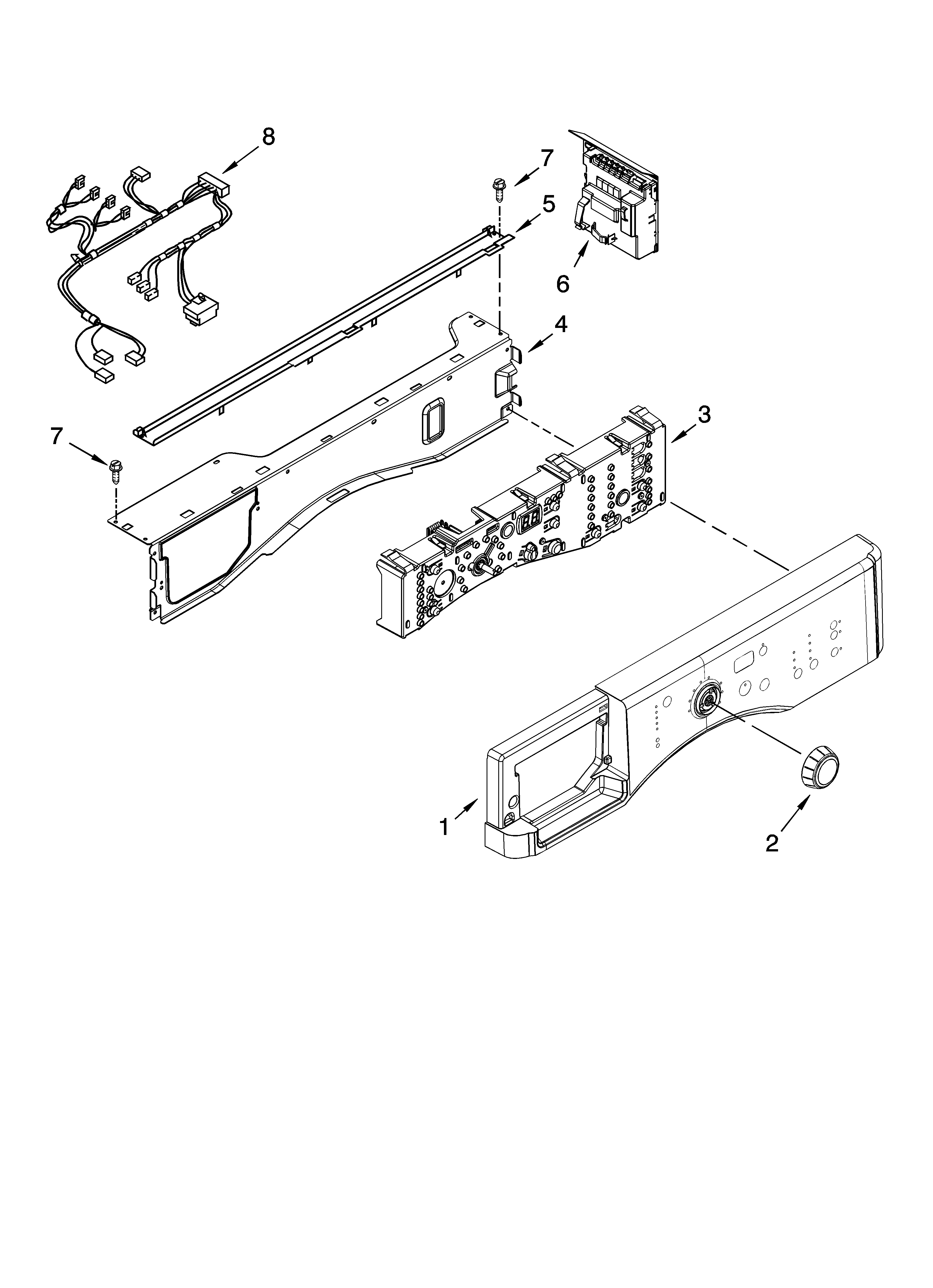 Control panel parts