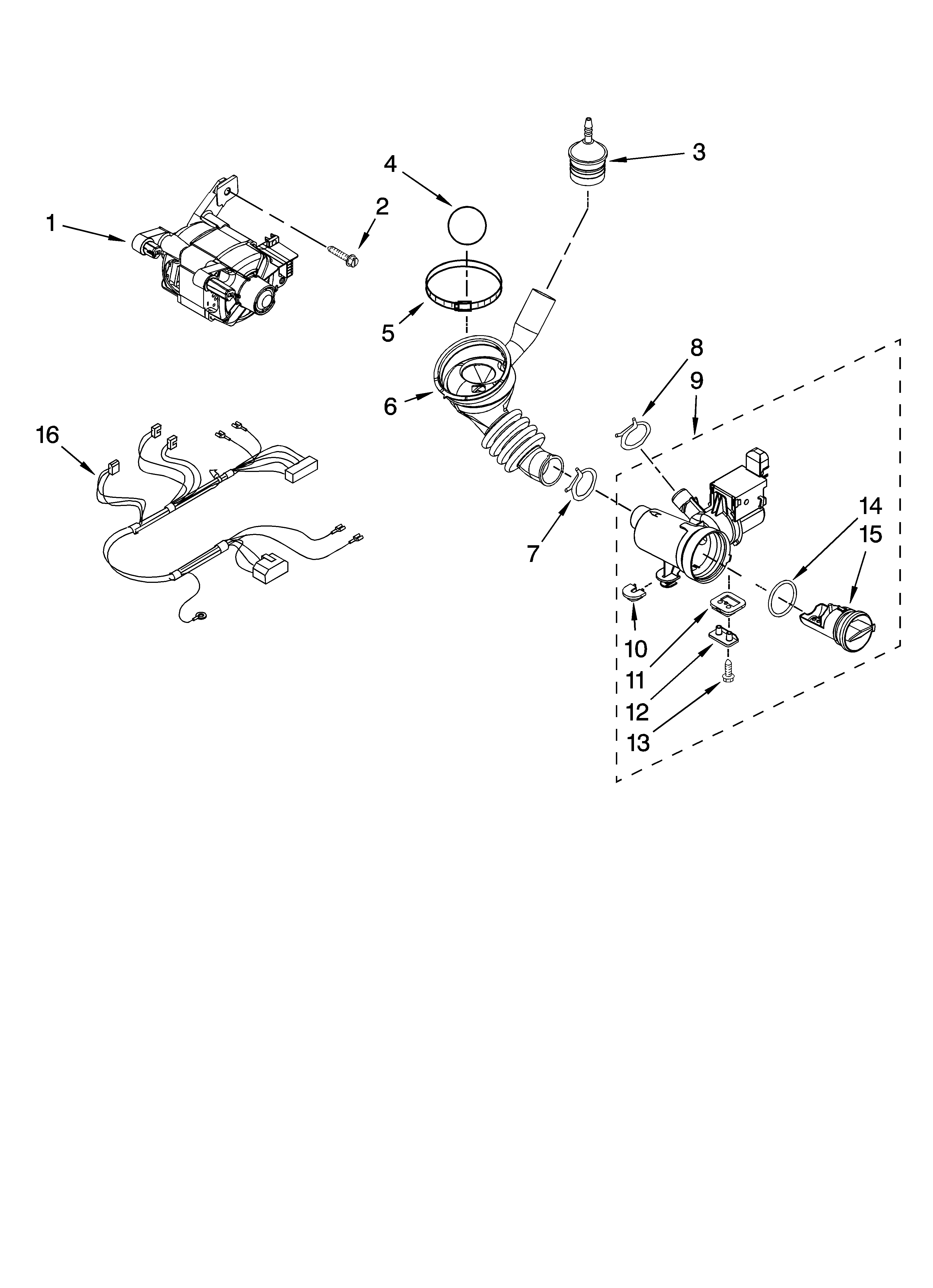 Pump and motor parts