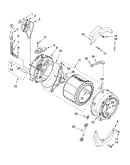 Tub and basket parts, optional parts (not included)