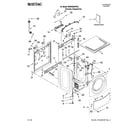 Maytag MHWZ600TE01 top and cabinet parts diagram