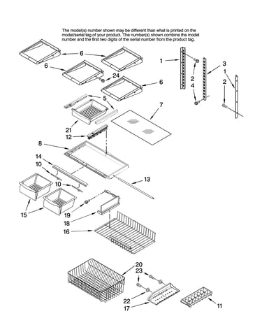 Shelf parts