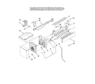 Amana AB1924PEKW12 icemaker parts, optional parts (not included) diagram