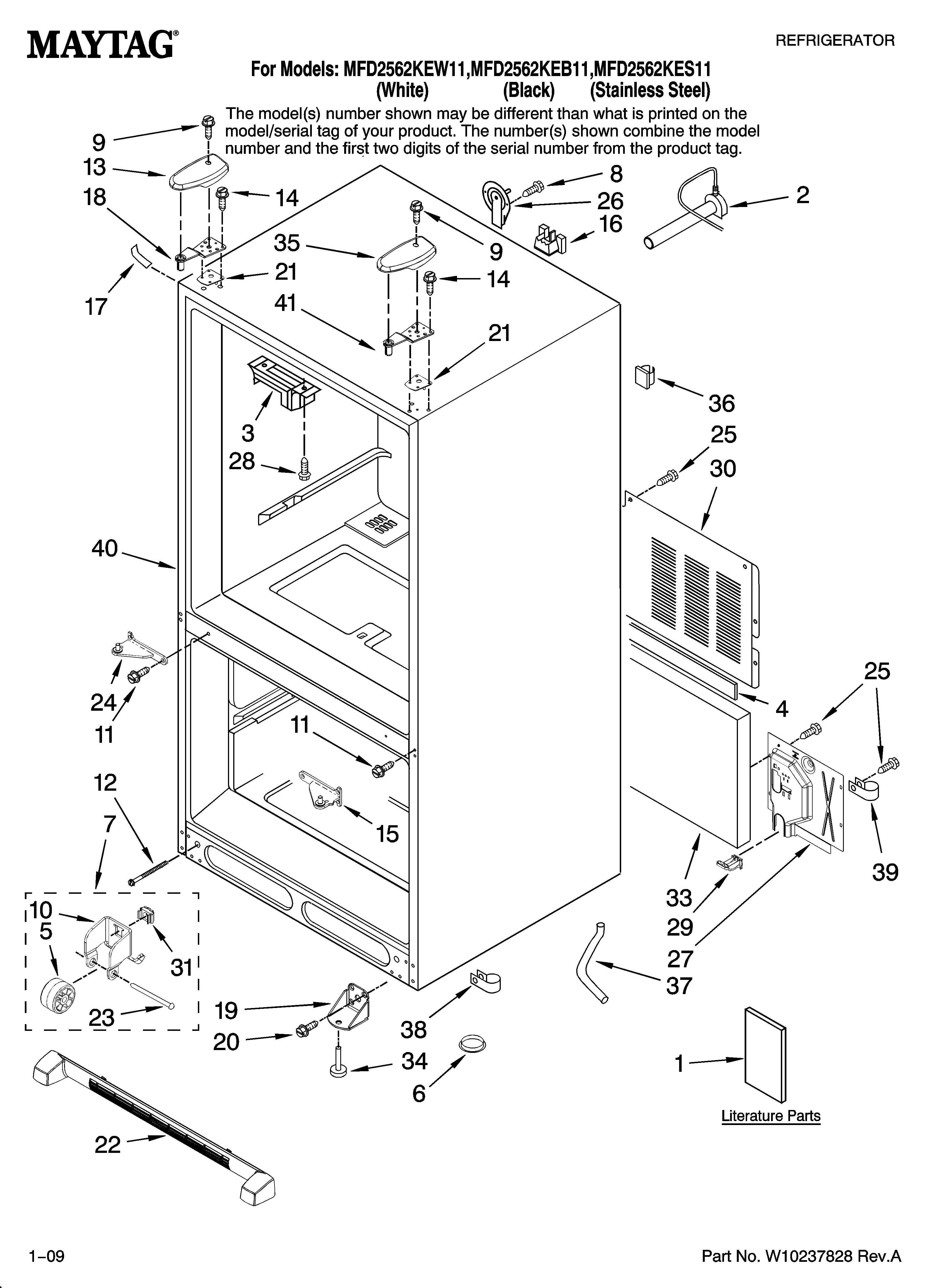 Cabinet parts